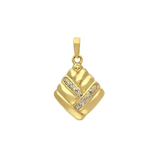 Diamant-Anhänger Gelbgold