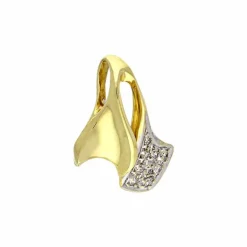 Diamant-Anhänger Gelbgold