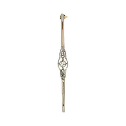 Diamant-Brosche Bicolor
