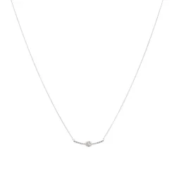 Diamant-Collier Weißgold