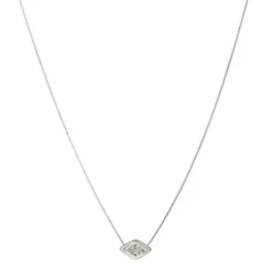 Diamant-Collier Weißgold