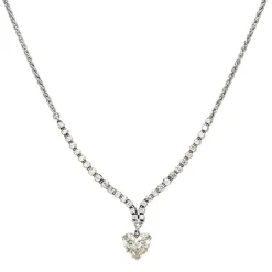 Diamant-Collier Weißgold