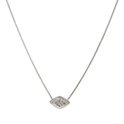 Diamant-Collier Weißgold