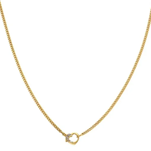 Diamant-Kette Gelbgold
