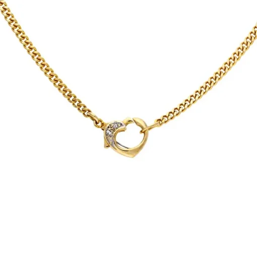 Diamant-Kette Gelbgold