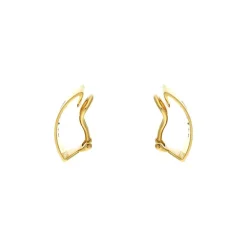 Diamant-Ohrclips Gelbgold