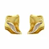 Diamant-Ohrstecker Gelbgold
