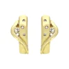Diamant-Ohrstecker Gelbgold