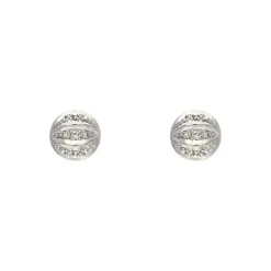Diamant-Ohrstecker Weißgold