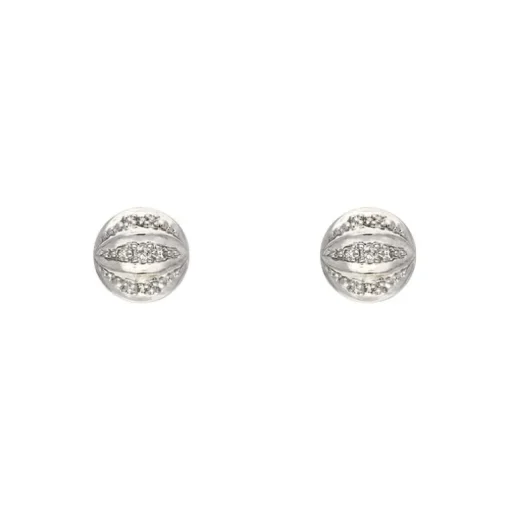 Diamant-Ohrstecker Weißgold