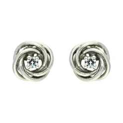 Diamant-Ohrstecker Weißgold