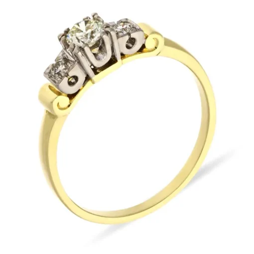 Diamant-Ring Bicolor