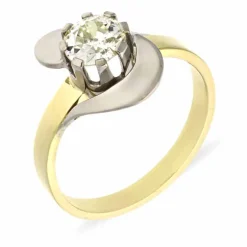Diamant-Ring Bicolor