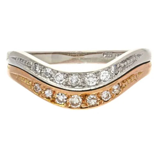 Diamant-Ring Bicolor