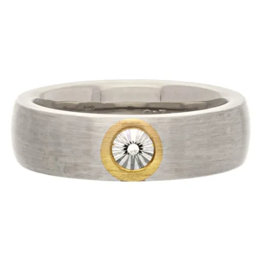 Diamant-Ring Bicolor
