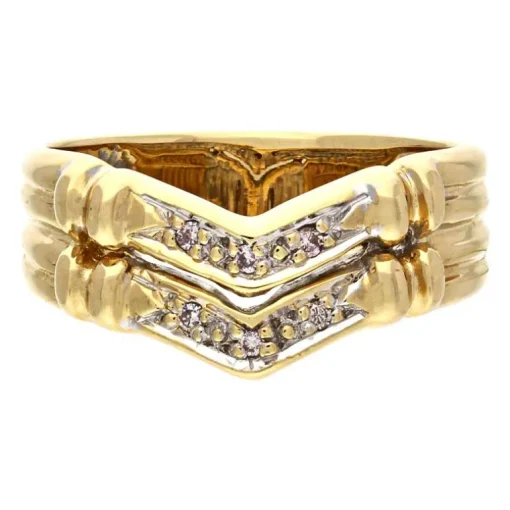 Diamant-Ring Bicolor