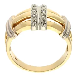Diamant-Ring Bicolor