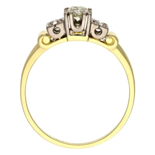 Diamant-Ring Bicolor