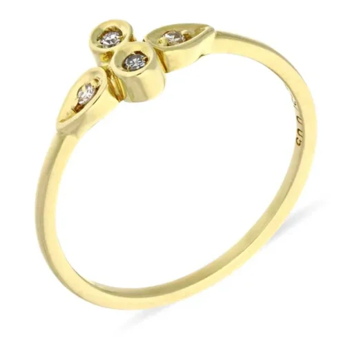 Diamant-Ring Gelbgold