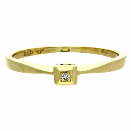 Diamant-Ring Gelbgold