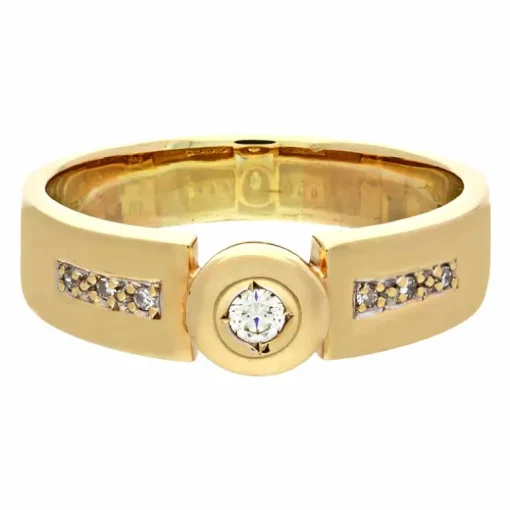 Diamant-Ring Gelbgold