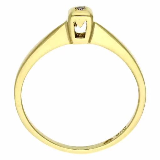 Diamant-Ring Gelbgold