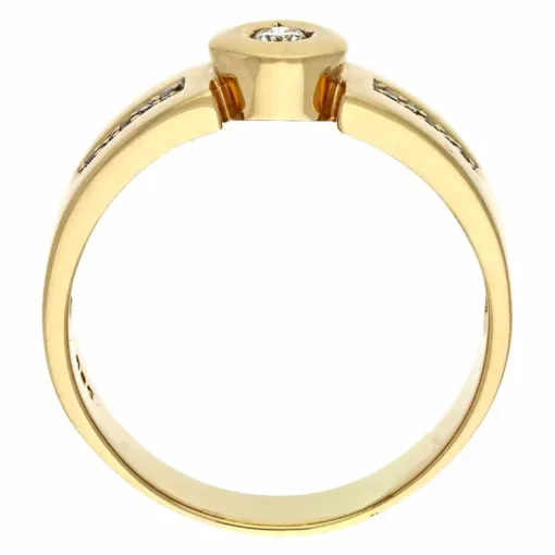 Diamant-Ring Gelbgold