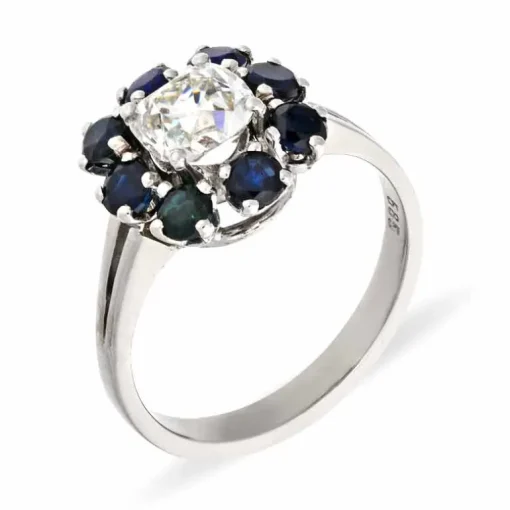Diamant-Ring Weißgold