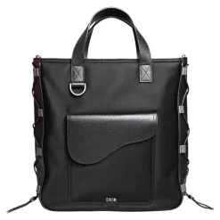 Dior and Sacai ‘Saddle Tote Bag mit Schulterriemen‘
