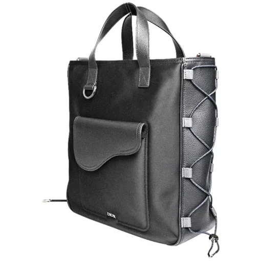 Dior and Sacai ‘Saddle Tote Bag mit Schulterriemen‘