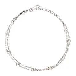 Edelstein-Armband Silber