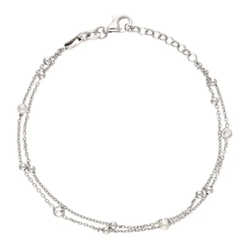 Edelstein-Armband Silber