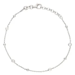 Edelstein-Armband Silber
