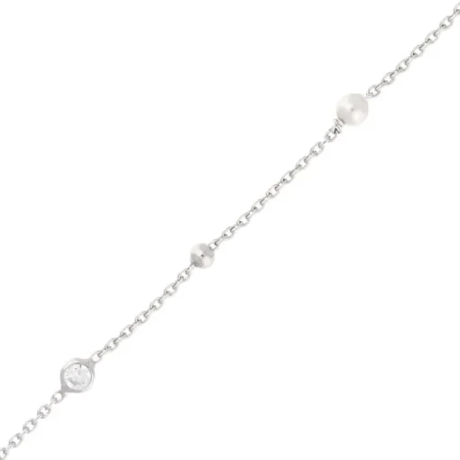 Edelstein-Armband Silber