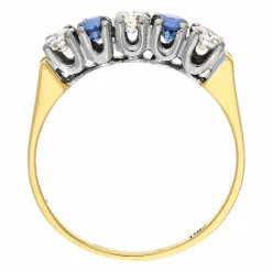 Edelstein-Ring Bicolor