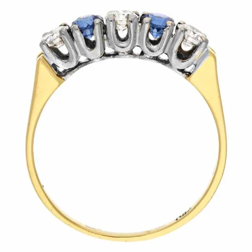 Edelstein-Ring Bicolor