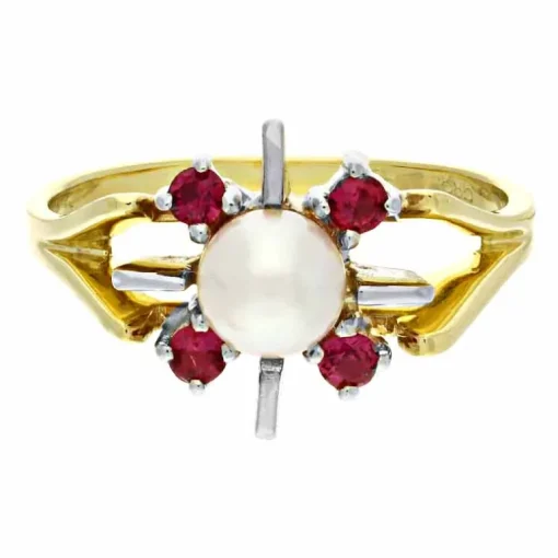 Edelstein-Ring Gelbgold