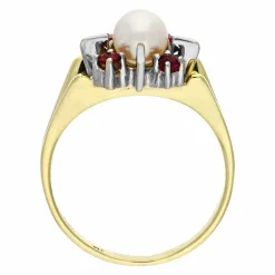 Edelstein-Ring Gelbgold