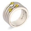 Edelstein-Ring Weißgold