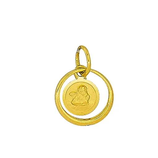 Engel-Anhänger Gelbgold