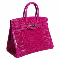 Hermés Birkin 35 Rose Scheherazade