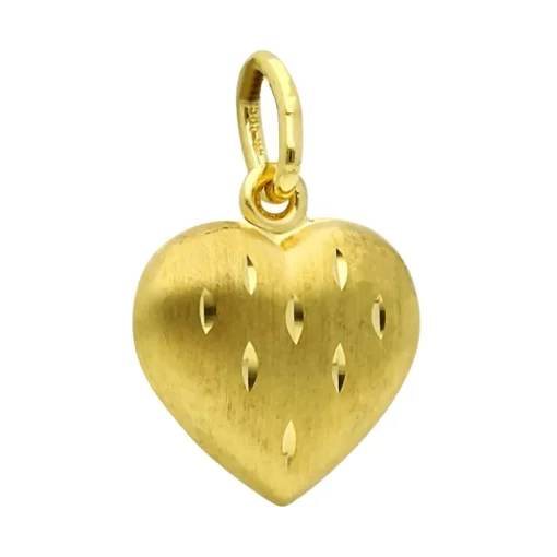 Herz-Anhänger Gelbgold