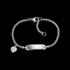 Herzengel ID-Armband Silber