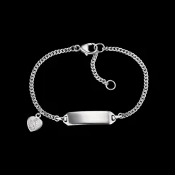 Herzengel ID-Armband Silber