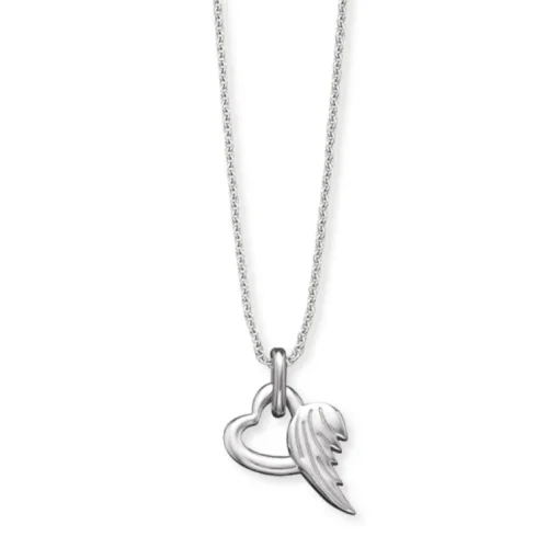 Herzengel Kette mit Anhänger Silber