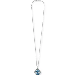 Herzengel Kette mit Klangkugel-Anhänger Silber