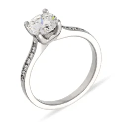 Hochwertiger Brillantring 1,20 ct Weißgold