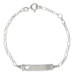 Identitäts-Armband Silber
