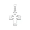 Kreuzanhänger aus 925er Sterlingsilber