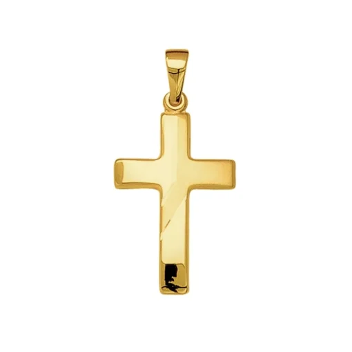 Kreuz-Anhänger Gelbgold